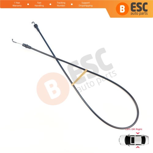 Side Sliding Door Lock Release Cable for VW Transporter T5 T5.1 T6 Carevelle Multivan 2009-2024 7E0843653 7E0843654