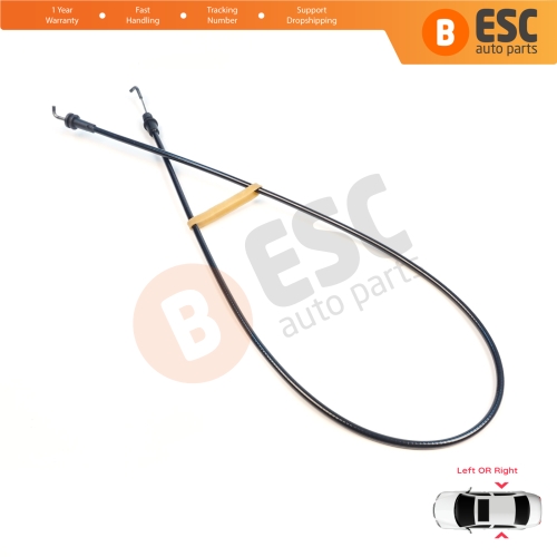 Side Sliding Door Lock Release Cable for VW Transporter T5 T5.1 T6 Carevelle Multivan 2009-2024 7E0843653 7E0843654