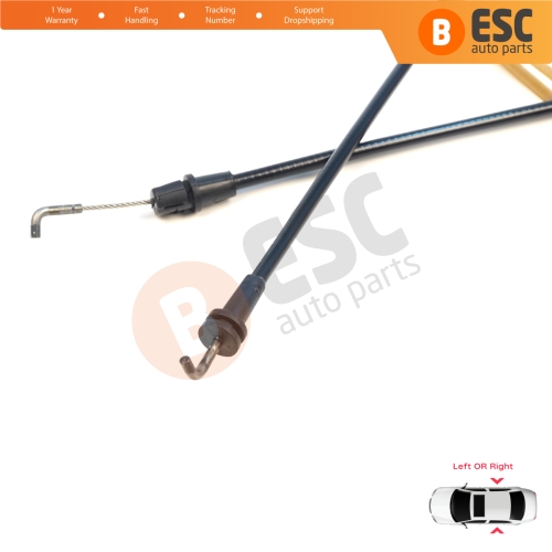 Side Sliding Door Lock Release Cable for VW Transporter T5 T5.1 T6 Carevelle Multivan 2009-2024 7E0843653 7E0843654