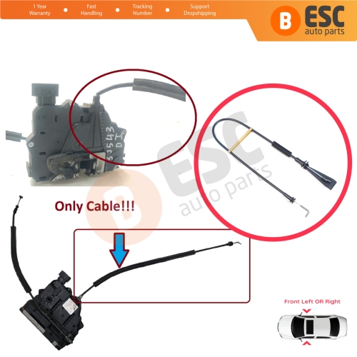 Front Door Inner Handle Lock Release Cable for Fiat Ducato MK3 Peugeot Boxer 250 Citroen Jumper Relay MK2 1342155080 1350147080