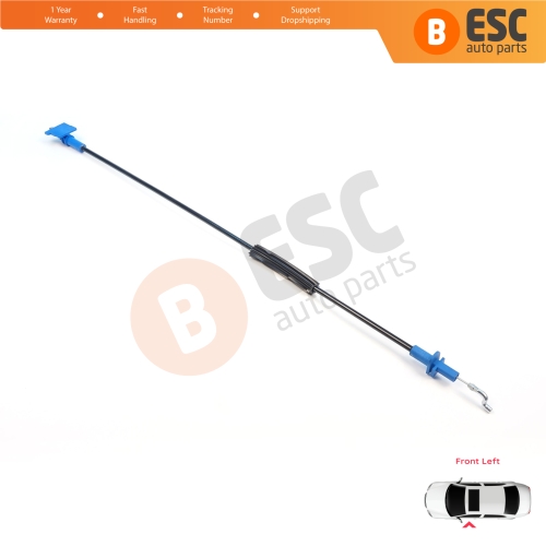 Front Left Door Inner Handle Lock Release Cable for Fiat Fiorino MK3 225 Qubo 2007-2016 Citroen Nemo Peugeot Bipper 2008–2017 1365222080