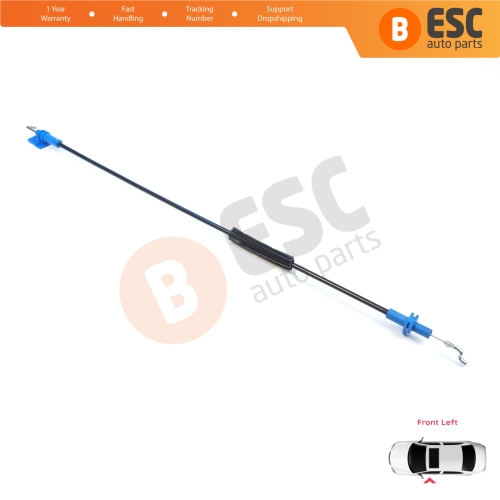 Front Left Door Inner Handle Lock Release Cable for Fiat Fiorino MK3 225 Qubo 2007-2016 Citroen Nemo Peugeot Bipper 2008–2017 1365222080