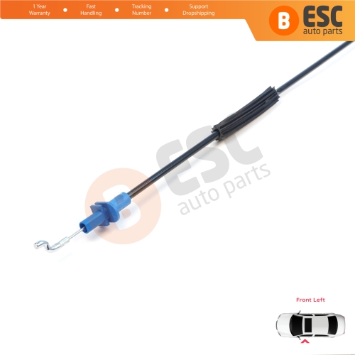 Front Left Door Inner Handle Lock Release Cable for Fiat Fiorino MK3 225 Qubo 2007-2016 Citroen Nemo Peugeot Bipper 2008–2017 1365222080
