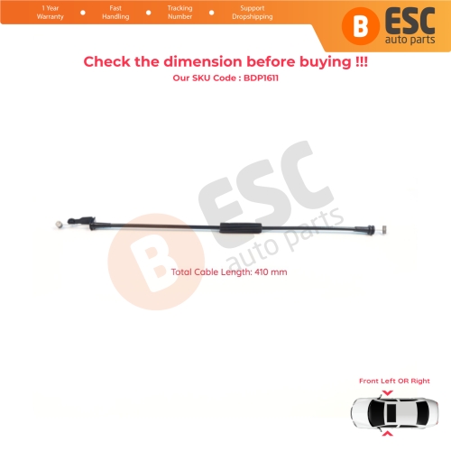 Front Door Inner Handle Lock Release Cable for Ford Escort Europe V VI VII 1990-2002 Orion III 1990-1993 6622973