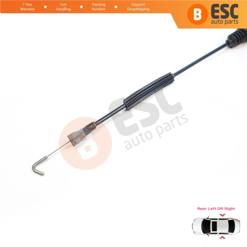 Rear Door Handle Lock Release Cable for Seat Leon MK1 Toledo MK2 1M 3B4839015 3B4839016 