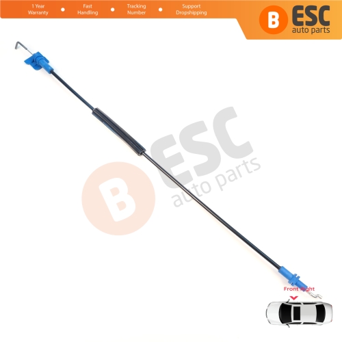 Front Right Door Inner Handle Lock Release Cable for Fiat Fiorino MK3 225 Qubo 2007-2016 Citroen Nemo Peugeot Bipper 2008–2017 1354711080