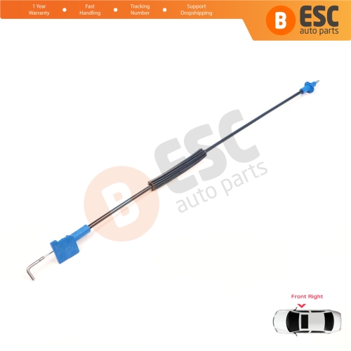 Front Right Door Inner Handle Lock Release Cable for Fiat Fiorino MK3 225 Qubo 2007-2016 Citroen Nemo Peugeot Bipper 2008–2017 1354711080