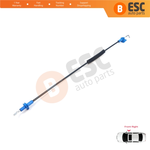 Front Right Door Inner Handle Lock Release Cable for Fiat Fiorino MK3 225 Qubo 2007-2016 Citroen Nemo Peugeot Bipper 2008–2017 1354711080