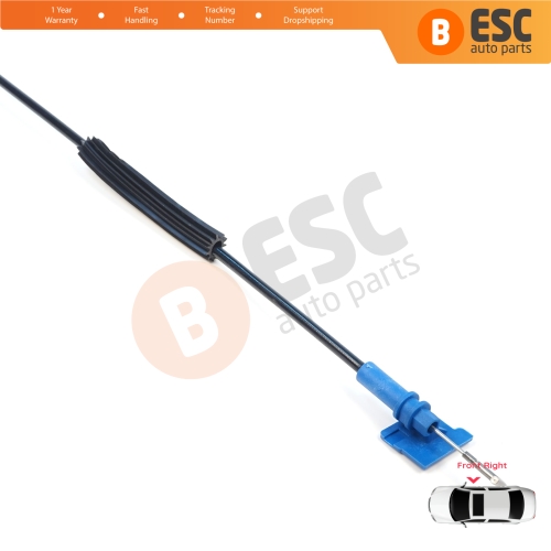 Front Right Door Inner Handle Lock Release Cable for Fiat Fiorino MK3 225 Qubo 2007-2016 Citroen Nemo Peugeot Bipper 2008–2017 1354711080