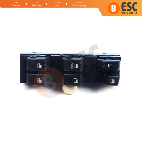 Window Regulator Master Switch 14 Pin Driver Door For Hyundai Tucson MK1 JM Kia Sportage JE KM Rio JB Sedona Carnival MK2 935702E200