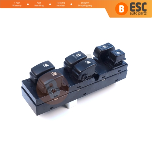 Window Regulator Master Switch 14 Pin Driver Door For Hyundai Tucson MK1 JM Kia Sportage JE KM Rio JB Sedona Carnival MK2 935702E200