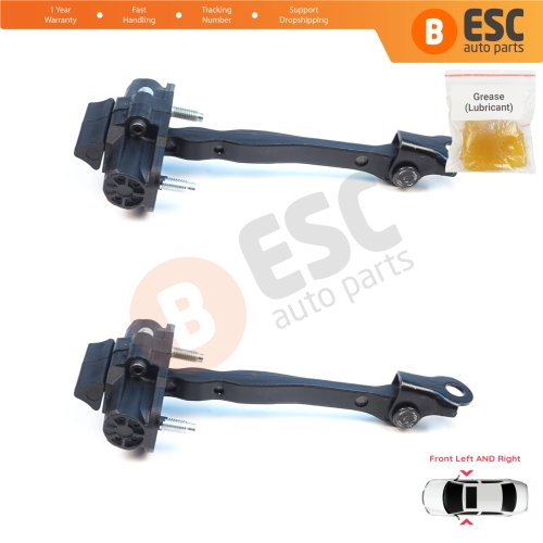 2 Pieces Front Door Stop Check Assy Limiter Strap for Ford Tourneo Transit Courier MK2 N1P N3P V769 2023-On 2703945