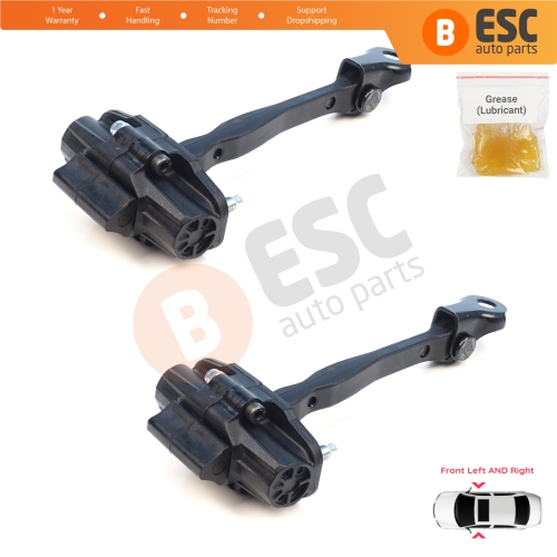 2 Pieces Front Door Stop Check Assy Limiter Strap for Ford Tourneo Transit Courier MK2 N1P N3P V769 2023-On 2703945
