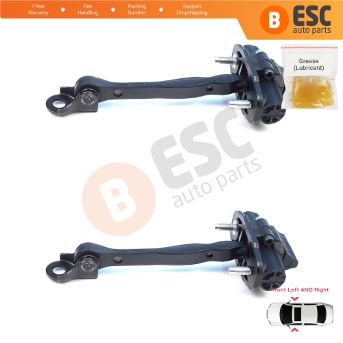 2 Pieces Front Door Stop Check Assy Limiter Strap for Ford Tourneo Transit Courier MK2 N1P N3P V769 2023-On 2703945
