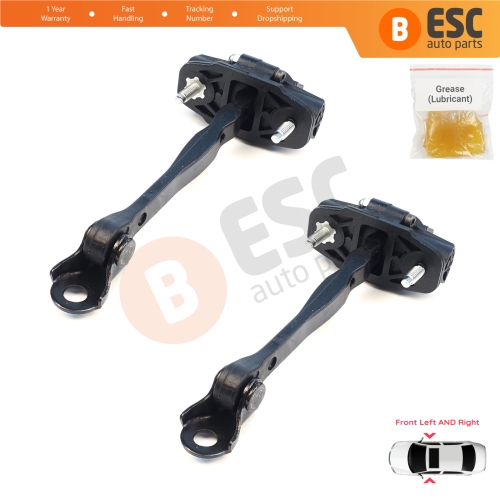 2 Pieces Front Door Stop Check Assy Limiter Strap for Ford Tourneo Transit Courier MK2 N1P N3P V769 2023-On 2703945