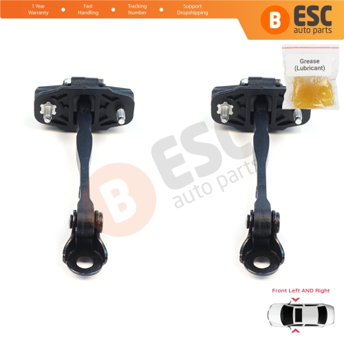 2 Pieces Front Door Stop Check Assy Limiter Strap for Ford Tourneo Transit Courier MK2 N1P N3P V769 2023-On 2703945