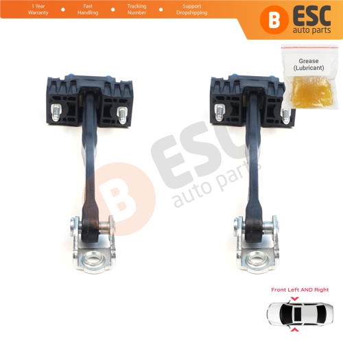 2 Pieces Front Door Stop Check Assy Limiter Strap for Ford Transit Tourneo Custom MK2 NXN V710 2023-On 2685526
