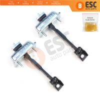 2 Pieces Rear Cab Door Stop Check Assy Limiter Strap for Ford Transit MK4 V363 2013-On Double Cab 1871653