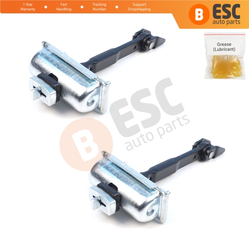2 Pieces Rear Cab Door Stop Check Assy Limiter Strap for Ford Transit MK4 V363 2013-On Double Cab 1871653