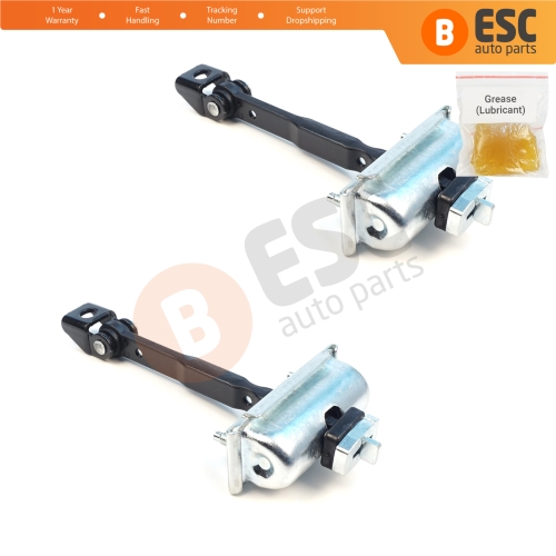 2 Pieces Rear Cab Door Stop Check Assy Limiter Strap for Ford Transit MK4 V363 2013-On Double Cab 1871653