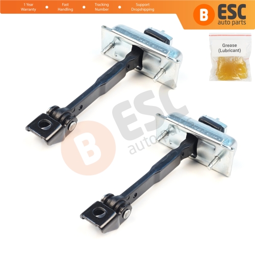 2 Pieces Rear Cab Door Stop Check Assy Limiter Strap for Ford Transit MK4 V363 2013-On Double Cab 1871653