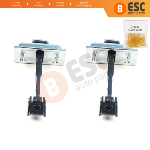2 Pieces Rear Cab Door Stop Check Assy Limiter Strap for Ford Transit MK4 V363 2013-On Double Cab 1871653