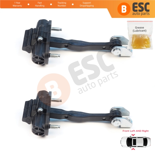 2 Pieces Front Door Stop Check Assy Limiter Strap for Ford Ranger MK3 TKE P375 PX 2N 2G 2P 2011-2023 Europe Everest UA MK2 5289876