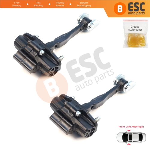 2 Pieces Front Door Stop Check Assy Limiter Strap for Ford Ranger MK3 TKE P375 PX 2N 2G 2P 2011-2023 Europe Everest UA MK2 5289876