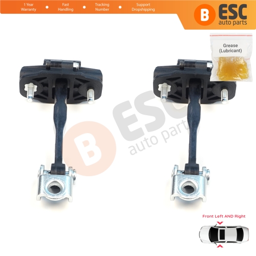 2 Pieces Front Door Stop Check Assy Limiter Strap for Ford Ranger MK3 TKE P375 PX 2N 2G 2P 2011-2023 Europe Everest UA MK2 5289876