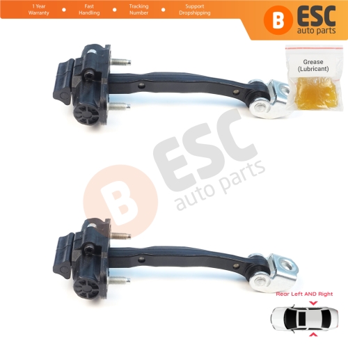 2 Pieces Rear Door Stop Check Assy Limiter Strap for Ford Ranger MK3 TKE P375 PX 2N 2G 2P 2011-2023 Europe Everest UA MK2 5339618
