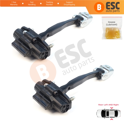 2 Pieces Rear Door Stop Check Assy Limiter Strap for Ford Ranger MK3 TKE P375 PX 2N 2G 2P 2011-2023 Europe Everest UA MK2 5339618