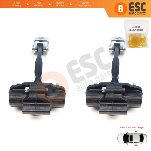 2 Pieces Rear Door Stop Check Assy Limiter Strap for Ford Ranger MK3 TKE P375 PX 2N 2G 2P 2011-2023 Europe Everest UA MK2 5339618