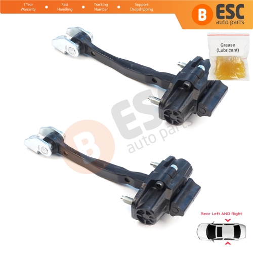 2 Pieces Rear Door Stop Check Assy Limiter Strap for Ford Ranger MK3 TKE P375 PX 2N 2G 2P 2011-2023 Europe Everest UA MK2 5339618