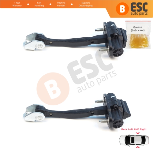 2 Pieces Rear Door Stop Check Assy Limiter Strap for Ford Ranger MK3 TKE P375 PX 2N 2G 2P 2011-2023 Europe Everest UA MK2 5339618