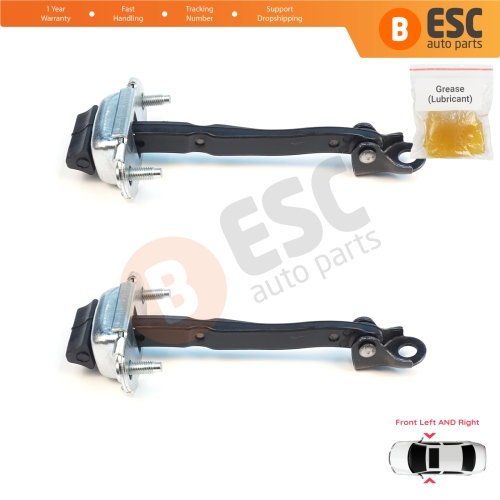 2 Pieces Front Door Stop Check Assy Limiter Strap for Dacia Renault Duster MK3 P1310 PYM PYN 2023-On 804304225R