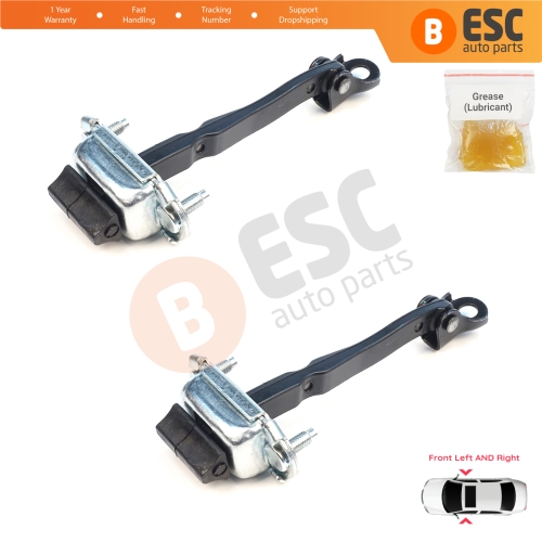 2 Pieces Front Door Stop Check Assy Limiter Strap for Dacia Renault Duster MK3 P1310 PYM PYN 2023-On 804304225R