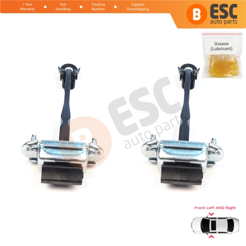 2 Pieces Front Door Stop Check Assy Limiter Strap for Dacia Renault Duster MK3 P1310 PYM PYN 2023-On 804304225R