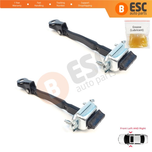2 Pieces Front Door Stop Check Assy Limiter Strap for Dacia Renault Duster MK3 P1310 PYM PYN 2023-On 804304225R