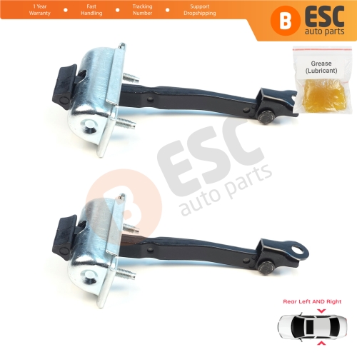 2 Pieces Rear Door Stop Check Assy Limiter Strap for Dacia Renault Duster MK3 P1310 PYM PYN 2023-On 824302052R