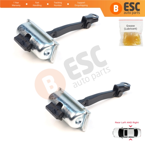 2 Pieces Rear Door Stop Check Assy Limiter Strap for Dacia Renault Duster MK3 P1310 PYM PYN 2023-On 824302052R