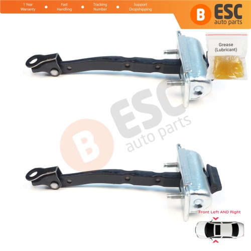 2 Pieces Front Door Stop Check Assy Limiter Strap for Renault Scenic E-Tech MK5 Mitsubishi Eclipse Cross 2025-On 804308534R
