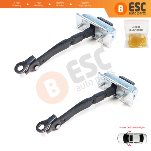2 Pieces Front Door Stop Check Assy Limiter Strap for Renault Scenic E-Tech MK5 Mitsubishi Eclipse Cross 2025-On 804308534R