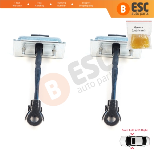 2 Pieces Front Door Stop Check Assy Limiter Strap for Renault Scenic E-Tech MK5 Mitsubishi Eclipse Cross 2025-On 804308534R