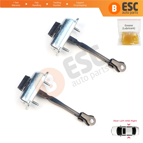 2 Pieces Rear Door Stop Check Assy Limiter Strap for Renault 5 E-Tech Alpine A290 2024-On 824308906R