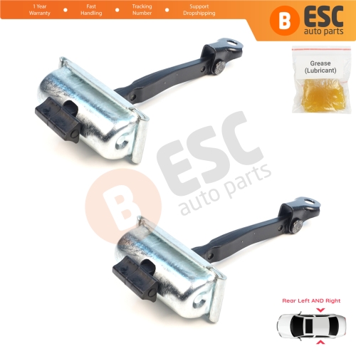 2 Pieces Rear Door Stop Check Assy Limiter Strap for Renault 5 E-Tech Alpine A290 2024-On 824308906R