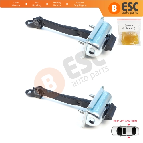 2 Pieces Rear Door Stop Check Assy Limiter Strap for Renault 5 E-Tech Alpine A290 2024-On 824308906R