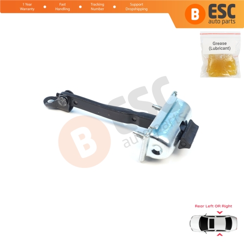 Rear Door Stop Check Assy Limiter Strap for Renault 5 E-Tech Alpine A290 2024-On 824308906R