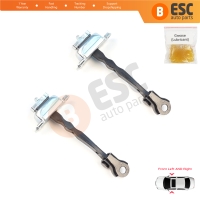 2 Pieces Front Door Stop Check Assy Limiter Strap for Nissan Qashqai MK1 J10 Dualis 2006-2014 80430JD000