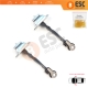 2 Pieces Front Door Stop Check Assy Limiter Strap for Nissan Qashqai MK1 J10 Dualis 2006-2014 80430JD000