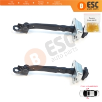 2 Pieces Front Door Stop Check Assy Limiter Strap for Nissan Micra MK5 K14 2016-2023 80430-5FA0A